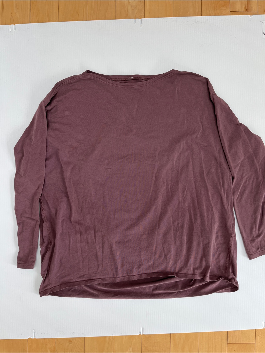 Lululemon Athletica Long Sleeve Tee In Dusty Plum